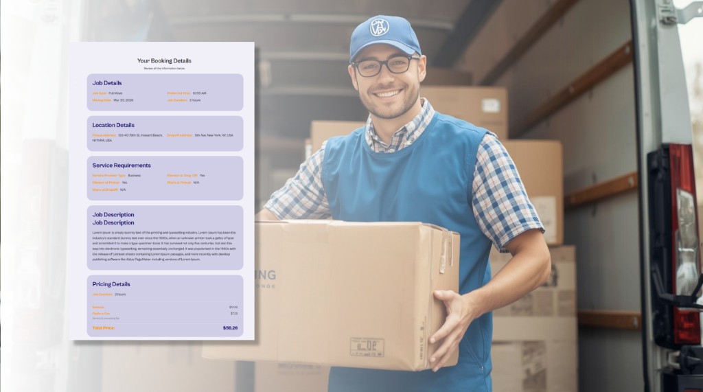 Step 2 - Get Instant Quotes - Your Booking Details